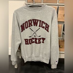 80’s Champion Reverse Weave Norwich Hockey Vermont University Sweatshirt Small